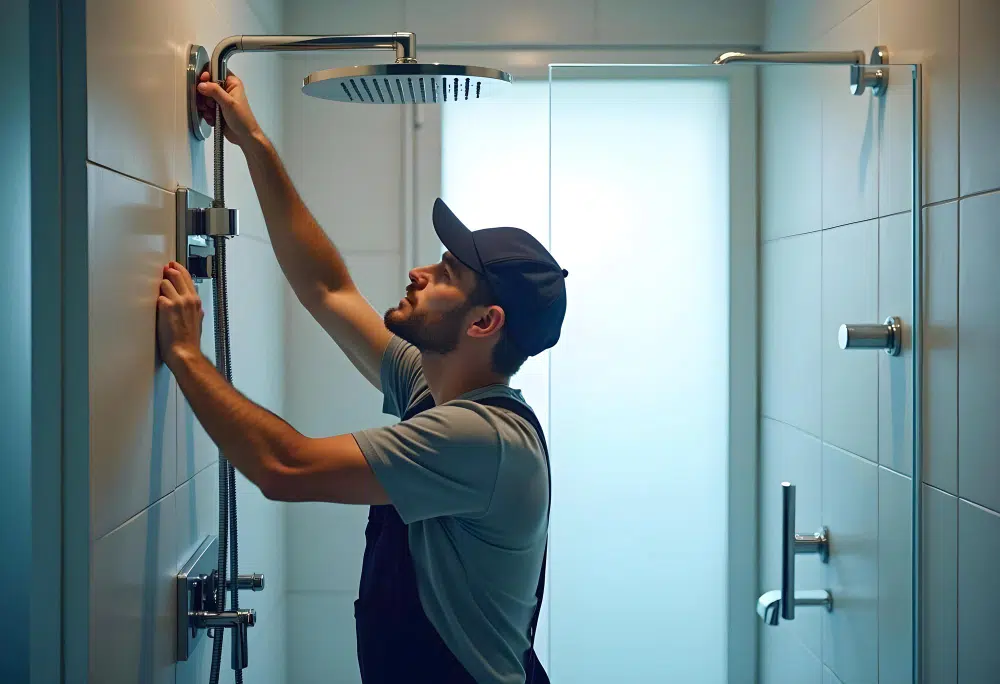 shower installation in Englewood